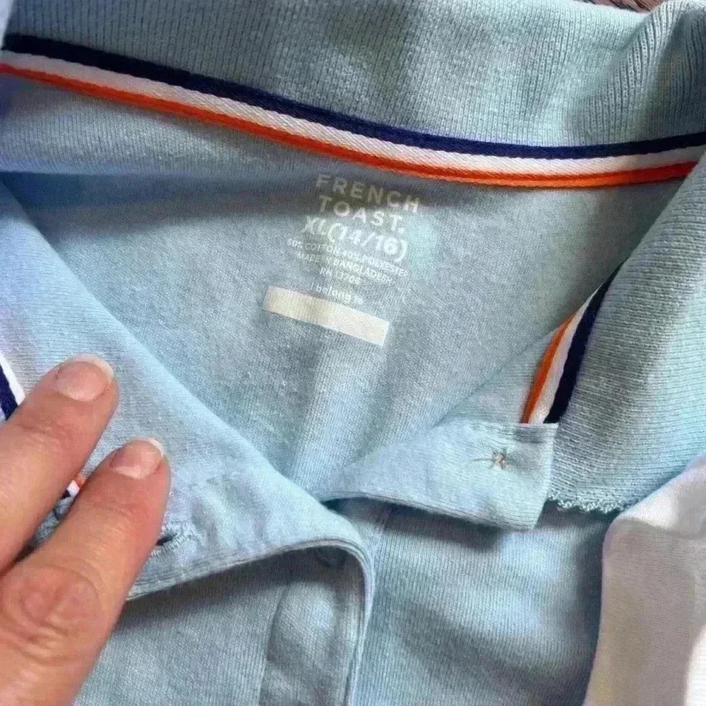 French Toast Uniform Polo Shirts Youth Girls X-Large- SET OF TWO NEW NWOT - Picture 4 of 5